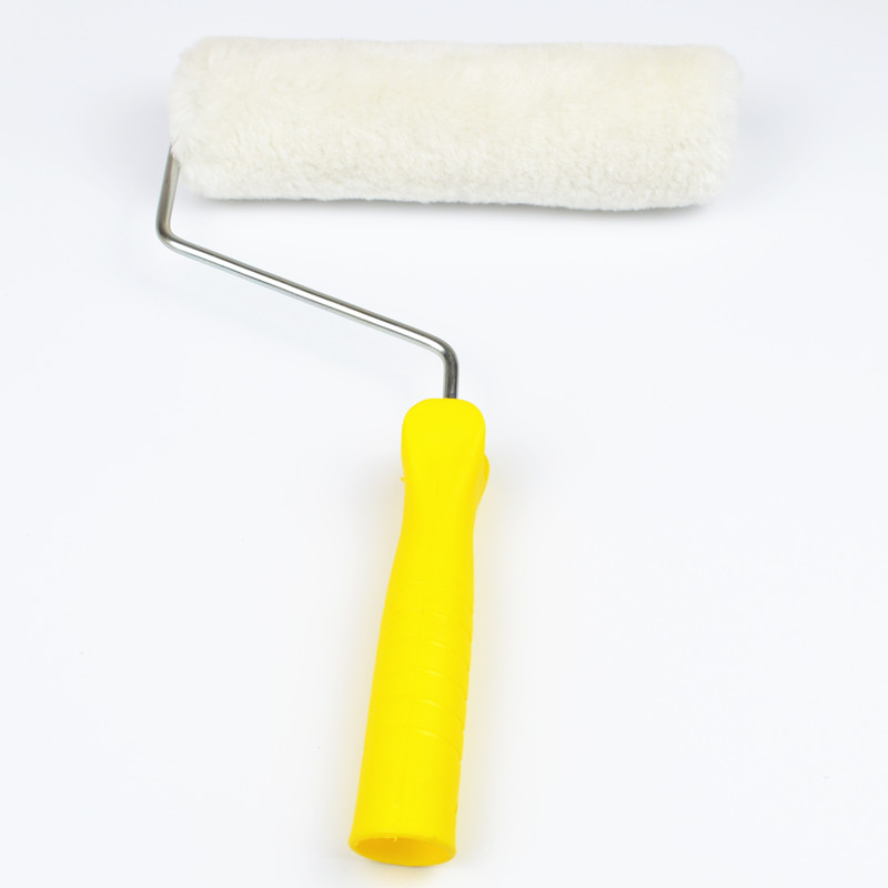 Sheepskin Paint Roller Brush Lamb Wool Wall Painting Roller